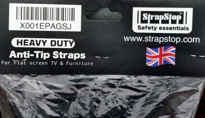 Anti-tip Straps (for Flatscreen Tv's Etc) New.