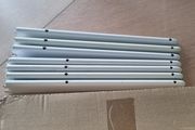 37cm White twin-slot U-brackets