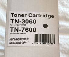 123ink version replaces Brother TN-3060 high capacity black toner