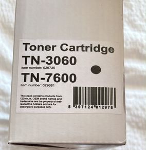 123ink version replaces Brother TN-3060 high capacity black toner