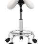Adjustable Massage Bed 3-Section for Salon With Headrest Support And Stool White Image 5