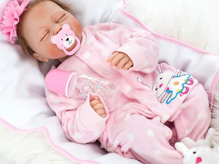 22 inches 55 cm Reborn Dolls Vinyl Soft Silicone Real Life Dolls Handmade Reborn Toddler Dolls Newborn Reborn Babies Toys (FREE POSTAGE)
