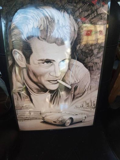 metal James Dean picture