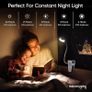 Dimmable LED Clip On Light - 4.5W Touch Control LED Lamp with Flexible Neck & Strong Clamp - 5 Colours & Brightness Levels, USB Rechargeable Desk Light - White Image 6