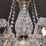 Vintage crystal 6 light chandelier Image 6