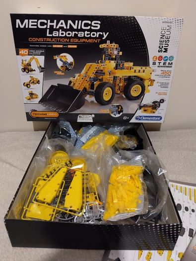 Mechanics Laboratory, Construction Equipment building Set, STEM TOYS