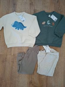 NEW H&M boys jumper & jogger sets bundle