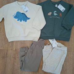 NEW H&M boys jumper & jogger sets bundle