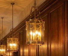 This is a good quality solid brass hand made lantern