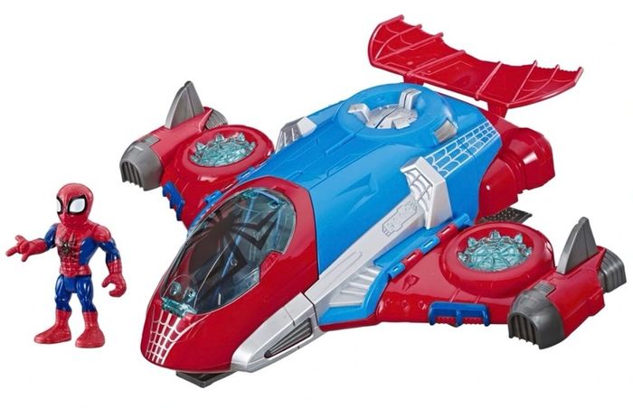 Marvel Super Hero Adentures Set Spider-Man Jetquarters