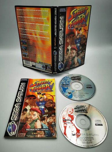 Street Fighter Collection Sega Saturn PAL