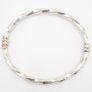 Vintage Sterling Silver Twisted Bangle Image 2
