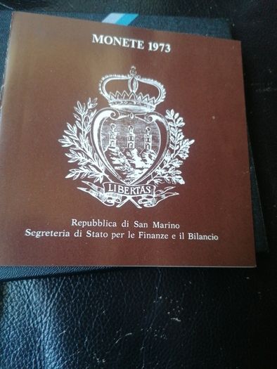 1973 San Marino Coin Set