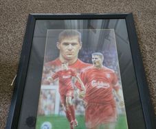 Steven Gerrard Framed Drawing