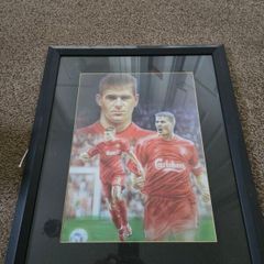 Steven Gerrard Framed Drawing
