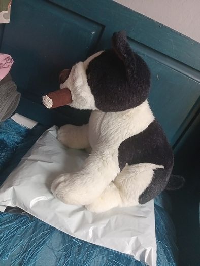 Rare vintage Russ boston terrier stuffed toy