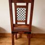 Antique Hardwood Table & 6 Chairs Image 9