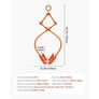 24in Stone Lifting Tongs, 2-Claw Rock Tongs, Heavy Duty Steel Log Tongs, 1100LBS Lifting Capacity, Swivel Log Grapple, Serrated Claw Design Image 5