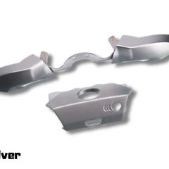 Xbox One Elite Controller LB RB Bumper Guide Surround Silver