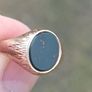 Vintage 9 carat Gold Bloodstone Ring(1977) Image 2