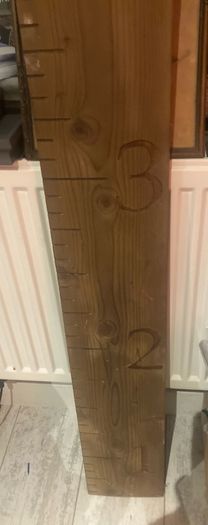 Giant ruler, height measure