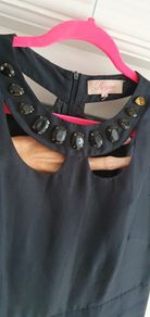Vintage Regine Dublin 100% Silk LBD with pockets Sz 10
