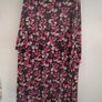 skirt navy floral with frill detail size 10 gallery Dunnes stores Image 3