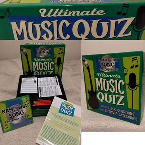 Ultimate Music Quiz Fun Trivia cd Game