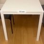 IKEA Vihals Dining Table - White, 125 x 74 cm Image 2
