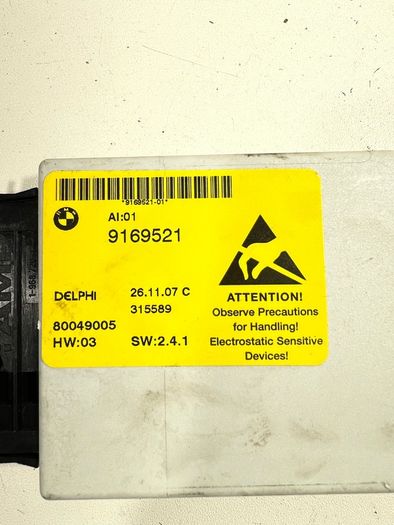 BMW 5 Series E60 E61 LCI control unit control center  console 9169521 A3l2b633g