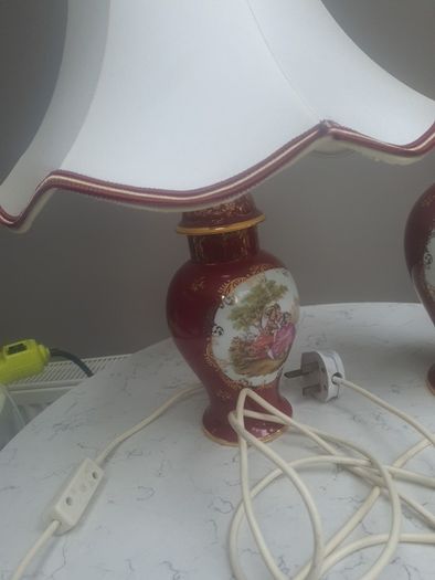 Limoges Set of LAMP and ginger Jar