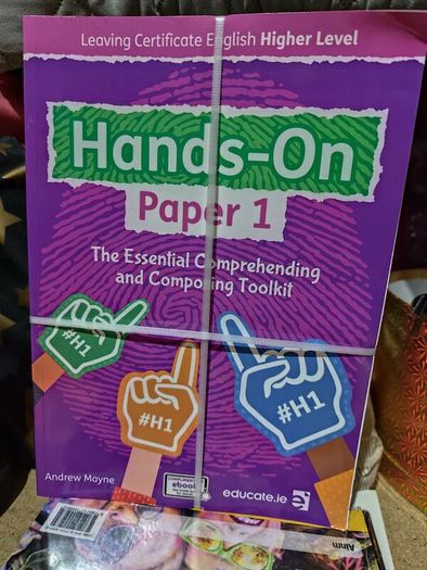 BRAND NEW Leaving Cert English Higher Level - Hands-On Paper 1 (with unused eBook)