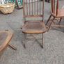 Pair Of Antique Folding Chairs Image 3
