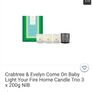 Crabtree & Evelyn candle trio Image 3