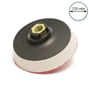 Glass Polish 12649 - 125 mm ( 5") Rotary buffing backing pad M14 - Hard