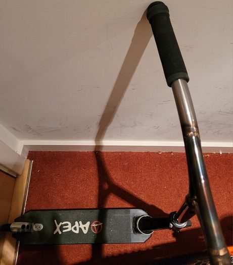 Apex Custom Stunt Scooter with Apex Robbie Menzies deck and tall bars