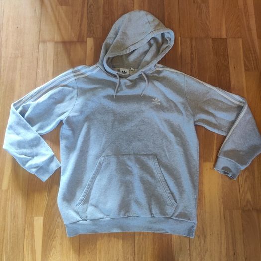Grey Adidas hoodie (L)