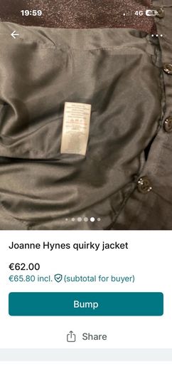 Joanne Hynes quirky brown jacket size 12