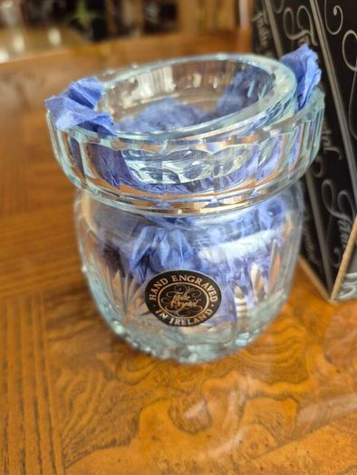 Failte Crystal honey pot Cara pattern