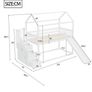 Children Bunk Bed with slide and storage Image 6