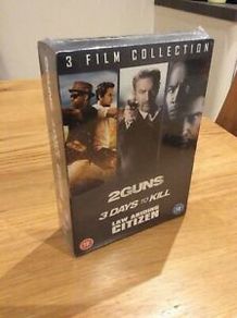 2 Guns / 3 Days to Kill / Law Abiding Citizen - 3 Film Collection DVD Boxset (Brand New & Unopened)