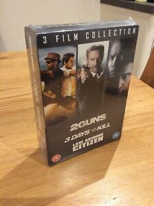 2 Guns / 3 Days to Kill / Law Abiding Citizen - 3 Film Collection DVD Boxset (Brand New & Unopened)