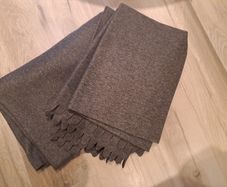 Blanket throw Charcoal grey. As new. Ikea