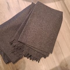 Blanket throw Charcoal grey. As new. Ikea