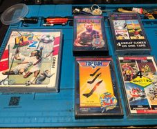 C64 - 5 Commodore 64 Tapes, 2 from Hit Squad collection