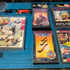 C64 - 5 Commodore 64 Tapes, 2 from Hit Squad collection