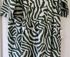 BNWT Ladies Khaki&White Beach Dress by Pala D'Oro Carraig Donn