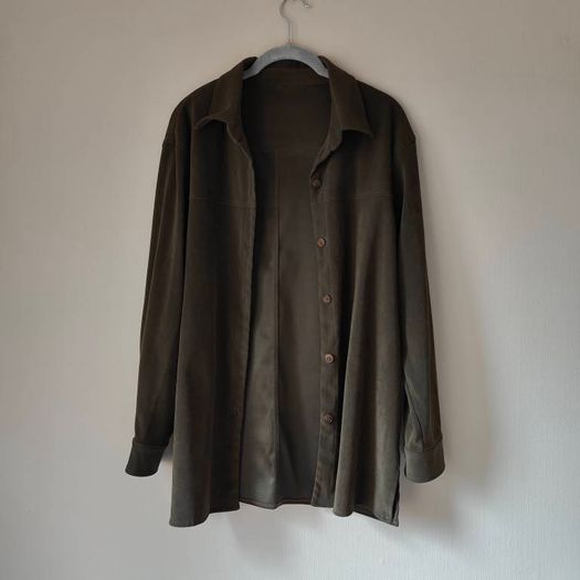 Women's Khaki Suede Shirt/jacket, Size M
