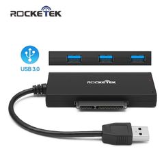 Rocketek USB 3.0 Hub & External SATA III 2.5" SSD/HDD Adapter (Brand New/Warranty)