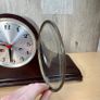 Wooden Napoleon Hat Mantle Clock - Large - Spares or Restoration Image 7